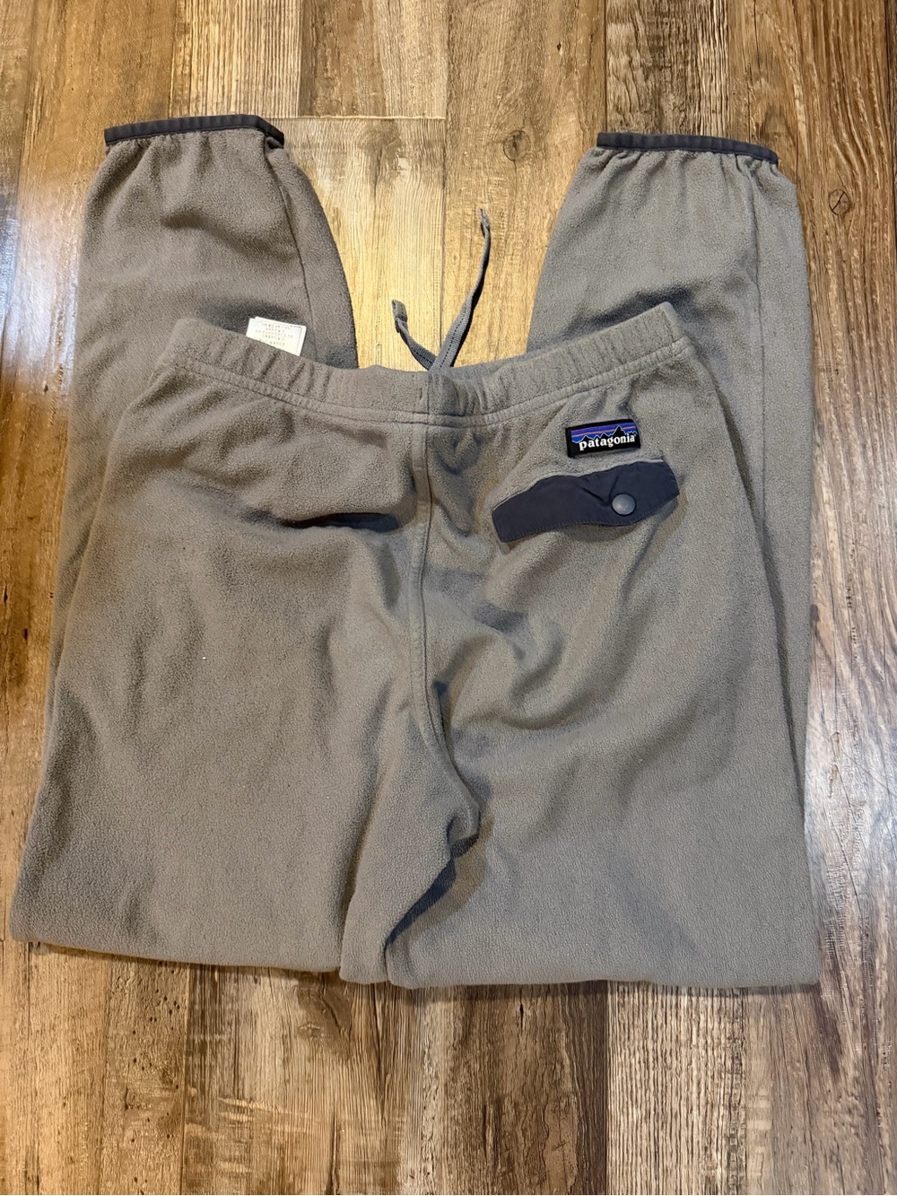 Patagonia Kids Taupe Fleece Joggers